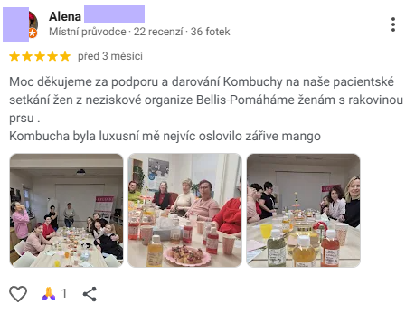 Screenshot zákaznické recenze ANVIDA